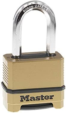 Master Lock Outdoor Combination Lock, Heavy Duty Weatherproof Padlock, Resettable Combination Lock